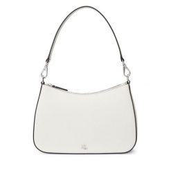 Torebka LAUREN RALPH LAUREN. Białe torebki klasyczne Lauren Ralph Lauren, bez wzorów, klasyczne, bez dodatków. Za 669.99 zł.