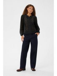 Cream Bluzka w kolorze czarnym rozmiar: 38. Czarne bluzki Cream, bez wzorów, z koronki, bez kołnierzyka, bez ramiączek. Za 126.99 zł.