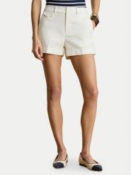 LAUREN RALPH LAUREN Szorty materiałowe 200925278001 Biały Straight Fit. Białe szorty Lauren Ralph Lauren, bez wzorów, z bawełny. Za 769.99 zł.