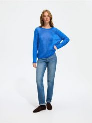 Sweter z domieszką wełny - wielobarwny. Swetry Reserved, l, bez wzorów, z dzianiny, bez ramiączek. Za 119.99 zł.