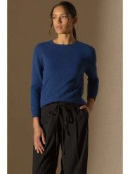Perfect Cashmere Kaszmirowy sweter "Vanessa" w kolorze niebieskim rozmiar: S. Niebieskie swetry Perfect Cashmere, s, bez wzorów, z kaszmiru, bez ramiączek. Za 347.99 zł.