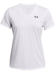 Under Armour Koszulka sportowa w kolorze białym rozmiar: L. Białe t-shirty sportowe Under Armour, l, bez wzorów, bez ramiączek, outdoorowe. Za 78.95 zł.