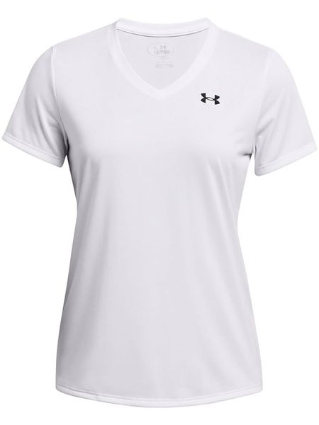 Under Armour Koszulka sportowa w kolorze białym rozmiar: L. Białe t-shirty sportowe Under Armour, l, bez wzorów, bez ramiączek, outdoorowe. Za 78.95 zł.