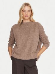 Weekend Max Mara Sweter Sibari 2525366152 Brązowy Relaxed Fit. Brązowe swetry Weekend Max Mara, s, bez wzorów, z wełny, bez ramiączek. Za 1,039.00 zł.
