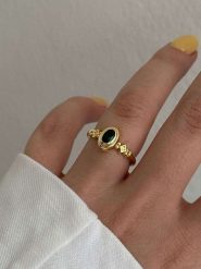 Lodie Silver Pierścionek rozmiar: onesize. Szare pierścionki Lodie Silver, z cyrkonią, z mosiądzu. Za 56.99 zł.