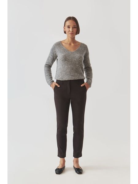 TATUUM Spodnie "Filimi" w kolorze ciemnobrązowym rozmiar: 44. Czarne spodnie materiałowe Tatuum, bez wzorów, z materiału. Za 183.15 zł.