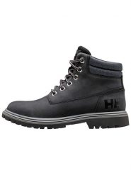 Helly Hansen Skórzane botki "Fremont" w kolorze czarnym rozmiar: 41. Czarne botki Helly Hansen, bez wzorów, z materiału, bez obcasa, bez zapięcia. Za 368.96 zł.