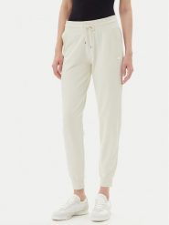 EA7 Emporio Armani Spodnie dresowe 7W000082 AF13135 U1112 Beżowy Regular Fit. Brązowe spodnie dresowe EA7 Emporio Armani, bez wzorów, z bawełny. Za 319.99 zł.