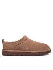 Ugg Śniegowce W Classic Micro 1173891 Beżowy. Brązowe śniegowce UGG, bez wzorów, ze skóry, bez zapięcia. Za 679.99 zł.