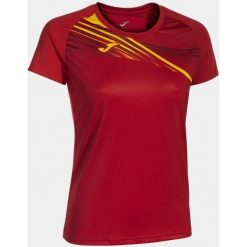 Damska koszulka sportowa Joma Elite X Czerwona - oddychająca i elastyczna. Czarne t-shirty sportowe Joma, bez wzorów, z elastanu, bez ramiączek, do biegania. Za 169.99 zł.