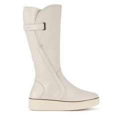 Kozaki Rieker. Kozaki Rieker, bez wzorów, bez obcasa, na płaskiej podeszwie, bez zapięcia. Za 363.99 zł.