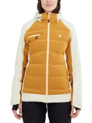 Damska kurtka narciarska Fundango Medina Padded. Białe kurtki narciarskie FUNDANGO, na zimę, m, bez wzorów, z materiału, bez kaptura, narciarskie. Za 399.00 zł.