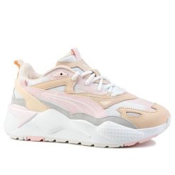 Buty damskie sneakersy sportowe Puma RS-X EFEKT PRM. Białe buty treningowe Puma, bez wzorów, z materiału, bez zapięcia, trekkingowe. Za 279.00 zł.