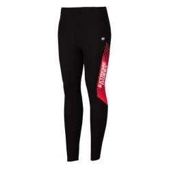 Legginsy do biegania damskie EXTREME HOBBY HALFTONE. Czerwone legginsy EXTREME HOBBY, bez wzorów, z dzianiny, sportowe. Za 199.00 zł.