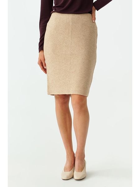 TATUUM Spódnica w kolorze beżowym rozmiar: 42. Brązowe spódnice Tatuum, bez wzorów, z wełny, mini. Za 100.75 zł.