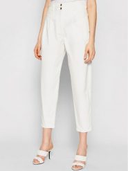 Patrizia Pepe Jeansy 8J0968/A8E3-W146 Biały Boyfriend Fit. Białe jeansy Patrizia Pepe, bez wzorów, z bawełny. Za 669.99 zł.