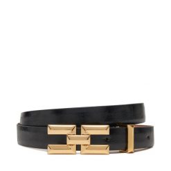 Pasek Damski Elisabetta Franchi. Czarne paski Elisabetta Franchi, bez wzorów. Za 779.99 zł.