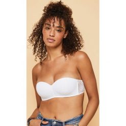Undiz - Biustonosz Cupiz. Białe biustonosze Undiz, bez wzorów, z elastanu. Za 49.90 zł.