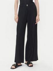 Emporio Armani Spodnie materiałowe EW000594 AF12206 FC043 Czarny Wide Leg. Czarne spodnie materiałowe Emporio Armani, bez wzorów, z materiału. Za 479.99 zł.