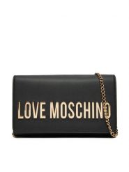 LOVE MOSCHINO Torebka JC4103PP1MKD0000 Czarny. Czarne listonoszki Love Moschino, bez wzorów, ze skóry, bez dodatków. Za 409.99 zł.
