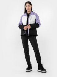 4F Spodnie narciarskie damskie XL. Czarne spodnie narciarskie 4f, bez wzorów, z materiału, narciarskie. Za 399.99 zł.
