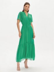 Haveone Sukienka letnia AFF-L013 Zielony Regular Fit. Zielone sukienki Haveone, l, bez wzorów, z wiskozy, bez kołnierzyka, bez ramiączek. Za 769.99 zł.