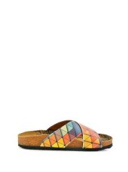 Calceo Klapki ze wzorem rozmiar: 38. Klapki Calceo, bez wzorów, z materiału, klasyczne, z otwartym noskiem, bez obcasa, bez zapięcia. Za 126.99 zł.