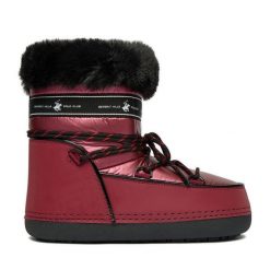 Śniegowce Beverly Hills Polo Club. Czerwone śniegowce Beverly Hills Polo Club, bez wzorów, bez zapięcia. Za 169.99 zł.