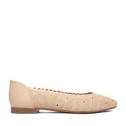 Baleriny Lasocki. Brązowe baleriny Lasocki, bez wzorów, bez obcasa, bez zapięcia. Za 159.99 zł.