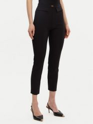 Elisabetta Franchi Spodnie materiałowe PA-077-51E2-V320 Czarny Regular Fit. Czarne spodnie materiałowe Elisabetta Franchi, bez wzorów, z materiału. Za 1,329.00 zł.