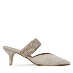 Klapki MALONE SOULIERS. Brązowe klapki MALONE SOULIERS, bez wzorów, bez obcasa, bez zapięcia. Za 2,849.00 zł.