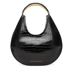 Torebka Elisabetta Franchi. Czarne torebki klasyczne Elisabetta Franchi, bez wzorów, klasyczne, bez dodatków. Za 2,259.00 zł.