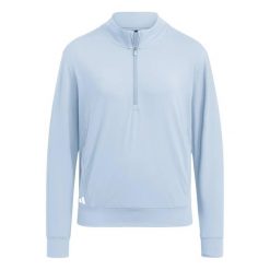 Bluza damska adidas Ultimate365. Niebieskie bluzy bez kaptura adidas, xl, bez wzorów, z elastanu, bez kaptura, na golfa. Za 327.50 zł.