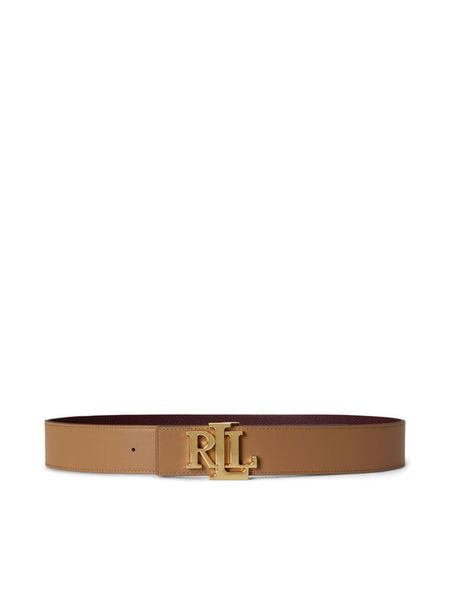 LAUREN RALPH LAUREN Pasek 412P06813003 Bordowy. Czerwone paski Lauren Ralph Lauren, bez wzorów, ze skóry. Za 549.99 zł.