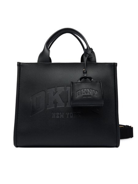 DKNY Torebka R53AAR57 Czarny. Czarne torebki klasyczne DKNY, bez wzorów, ze skóry, bez dodatków. Za 699.99 zł.