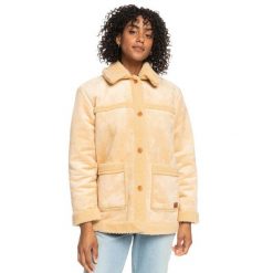 Kurtka zimowa damska Roxy Sherpa Aviator kożuch. Brązowe kurtki narciarskie Roxy, na zimę, l, bez wzorów, z poliesteru, bez kaptura, narciarskie. Za 298.00 zł.