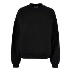 Sweter Damski Organic Crew Neck Oversized Jumper. Czarne swetry Urban Classics, s, bez wzorów, bez ramiączek. Za 186.99 zł.