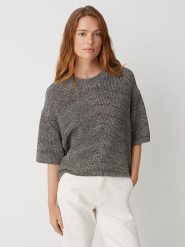 OPUS Sweter w kolorze szarym rozmiar: 40. Szare swetry Opus, bez wzorów, bez ramiączek. Za 170.47 zł.