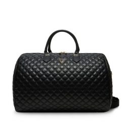 Torba Guess. Czarne torby podróżne Guess, z aplikacjami. Za 599.99 zł.