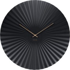 Zegar ścienny Sensu czarny 50 cm. Czarne wagi łazienkowe Karlsson. Za 246.00 zł.