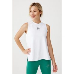 Damski top sportowy szybkoschnąca Rough Radical Classic Top. Białe topy sportowe ROUGH RADICAL, xl, bez wzorów, na fitness i siłownię. Za 109.00 zł.