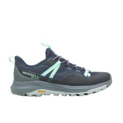 Buty trekkingowe damskie Merrell Siren 4 Gore-tex. Niebieskie buty trekkingowe Merrell, bez wzorów, z gore-texu, bez zapięcia, wspinaczkowe, gore-tex. Za 843.00 zł.