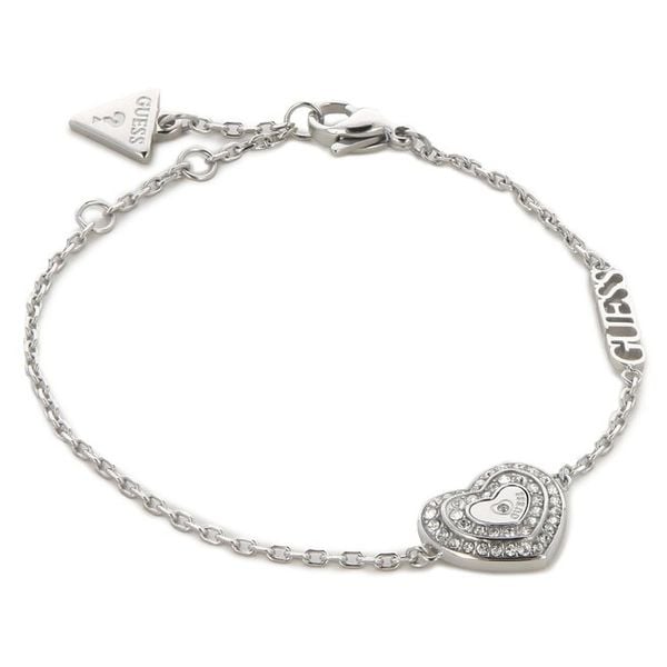 Bransoletka Guess. Szare bransoletki Guess, srebrne. Za 189.99 zł.