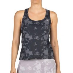 T-shirt Sleevless Bullpadel Exoro Ap62042000 Woman. Czarne t-shirty bullpadel, bez wzorów, sportowe, bez kołnierzyka, bez ramiączek. Za 216.30 zł.