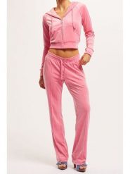 Juicy Couture Spodnie dresowe w kolorze jasnoróżowym rozmiar: M. Różowe spodnie dresowe Juicy Couture, bez wzorów, z dresówki. Za 173.99 zł.