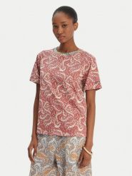 Weekend Max Mara T-Shirt Bussola 2615971022 Czerwony Regular Fit. Czerwone t-shirty Weekend Max Mara, l, bez wzorów, z bawełny, bez kołnierzyka, bez ramiączek. Za 469.99 zł.