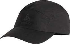 Czapka z daszkiem Odlo PERFORMANCE WATERPROOF. Czarne czapki z daszkiem ODLO, bez wzorów, z materiału. Za 179.99 zł.