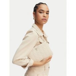 Torebka Guess. Brązowe torebki klasyczne Guess, z aplikacjami, klasyczne, bez dodatków. Za 544.99 zł.
