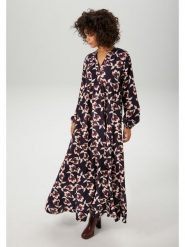 Aniston Sukienka w kolorze jasnoróżowo-ciemnofioletowym rozmiar: 46. Różowe sukienki Aniston, bez wzorów, z wiskozy, bez kołnierzyka, bez ramiączek, maxi. Za 74.28 zł.