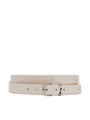 Calvin Klein Pasek Damski Ck Must Organic Loop Belt 25Mm K60K613234 Biały. Białe paski Calvin Klein, bez wzorów, ze skóry. Za 109.99 zł.